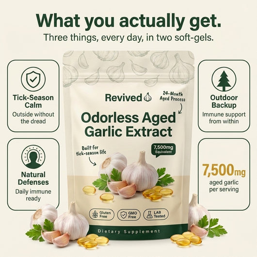 Revived Aged Garlic — what you actually get, three benefits, daily ritual